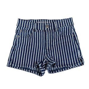 American Eagle‎ Nest Level Shorts Women’s Blue White Striped Size 0